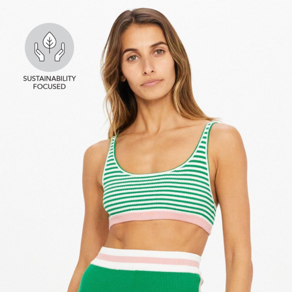 NWT The Upside TROPEZ RORY KNIT BRA. Sz Medium